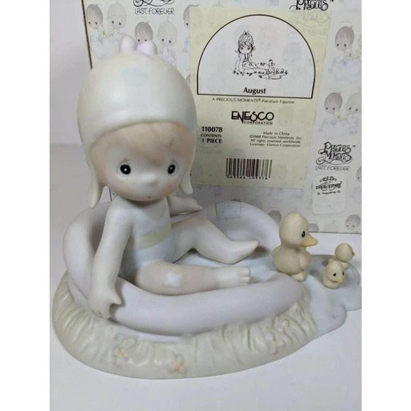 Precious Moments "August" - #110078 from 1989 - Picture 2 of 2